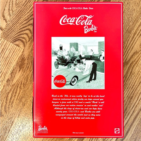 Coca-Cola Car Hop Barbie Vintage 1998 NRFB - Picture 5 of 6